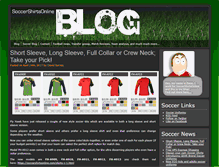 Tablet Screenshot of blog.soccershirtsonline.com